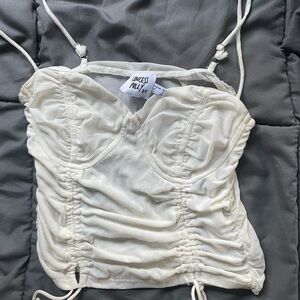 Princess polly white sheer top